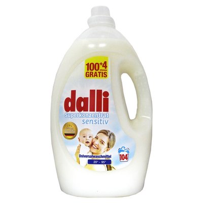 【易油網】【缺貨】dalli 全效能 白色洗衣精  敏感衣物配方 3.65L(104杯) 非persil COSTCO
