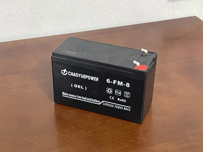 6-FM-8 緊急照明  蓄電池 電動自行車 電子磅秤  玩具車 高容量 概念