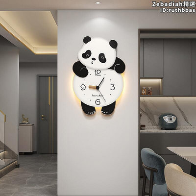 美世達熊掛鐘家用客廳2023新款時鐘大氣簡約創意飯廳鐘錶
