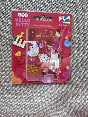 Hello Kitty 50週年 悠遊卡clear pink