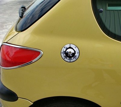圓夢工廠 Peugeot 寶獅 206 1998~2014 超質感 改裝 金屬鋁質 油箱蓋飾貼 油箱外蓋 加油蓋飾貼