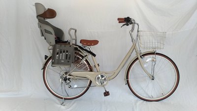 原裝全新日本親子腳踏自行單車   附安裝OGK新款後置兒童安全座椅