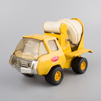 YUCD美國製造Tonka鐵皮玩具--老玩具水泥車(只有這一件)201204-8
