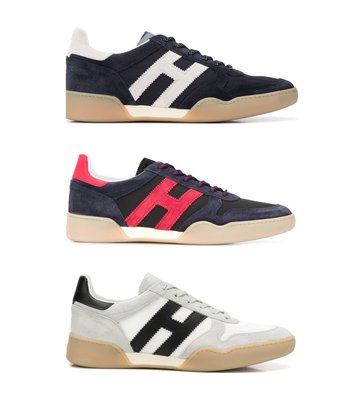 [全新真品代購-SALE!] HOGAN 麂皮拼接 休閒鞋 (H357) TOD'S副牌