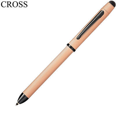 【Pen筆】CROSS高仕 TECH3 玫瑰金蝕刻鑽石圖騰觸控多功能筆 AT0090-20