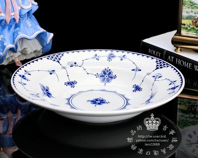 【吉事達】英國Johnson Brothers藍色丹麥(Blue Denmark)陶瓷餐盤湯碗菜盤
