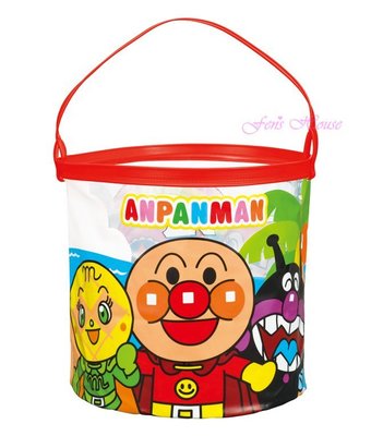♡fens house ♡日本進口 麵包超人 Anpanman 游泳 溫泉 防水 水桶 玩具 提袋