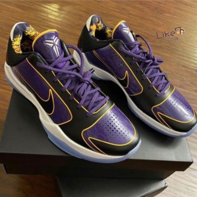 【正品】Nike Kobe V Protro 紫金 湖人 籃球鞋  Cd4991-500 Bigshoe