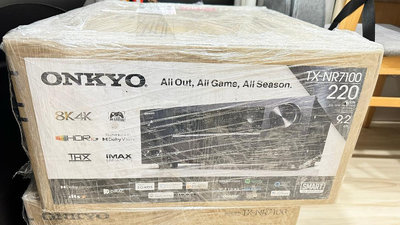 ONKYO TX-NR7100 9.2聲道 8K網路影音環繞擴大機 (釪環數位公司貨)