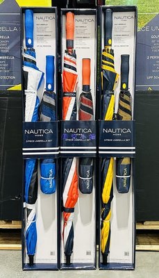 美兒小舖COSTCO好市多線上代購～Nautica 高爾夫球傘(2件組)