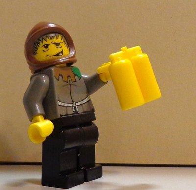 【LEGO樂高】深海海底系列--黃色氧氣桶