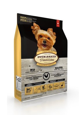 【李小貓之家】加拿大oven-baked《烘焙客狗飼料-高齡犬/減重犬-野放雞配方-小顆粒-5.67kg》