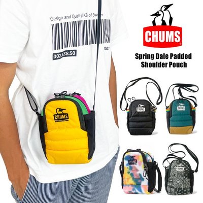 =CodE= CHUMS SPRING PADDED SHOULDER POUCH 側背包(渲染) CH60-3367