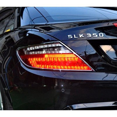 【JR佳睿精品】11-UP Benz 賓士 SLK200 SLK250 SLK55 R172 鍍鉻 後燈框 尾燈 飾框