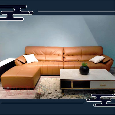 [紅蘋果傢俱] 義式系列 YJ-2221布沙發 皮沙發 布沙發 實木內框架 義式沙發 極簡 L型沙發 轉角沙發