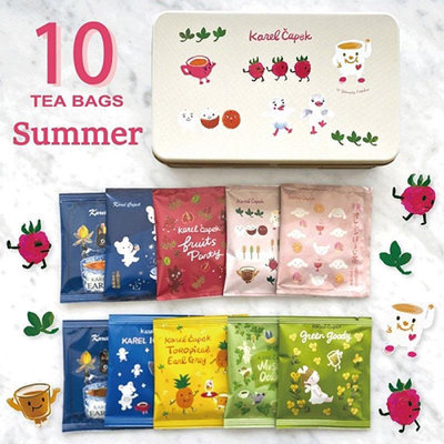 鄉村童話 現貨山田詩子紅茶  10 tea lover 鐡盒 10包入 經典茶包 天使熊