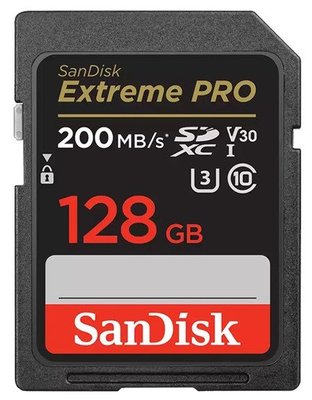 SanDisk Extreme Pro SDXC 128GB 記憶卡 SD 128G UHS-I U3 V30 200MB/s 公司貨 SDSDXXD