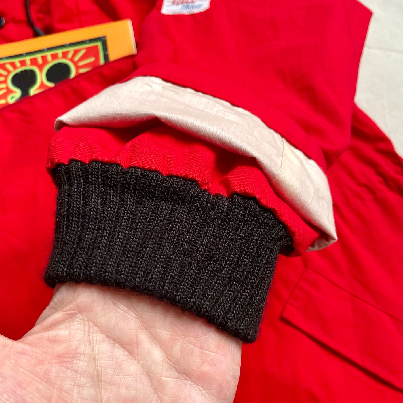 挪威製造Klover snow anorak 雪地用品連帽套頭風衣袋鼠袋三口袋vintage