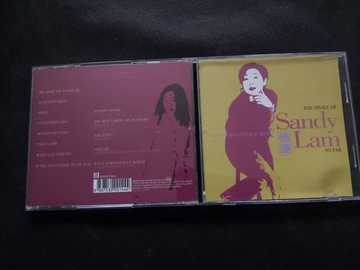 林憶蓮-The story of Sandy Lam so far-2002滾石-經典英文專輯-罕見CD已拆狀況良好