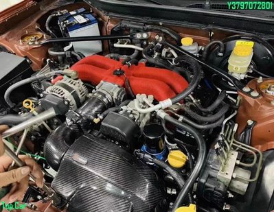 適用于2013-2023款豐田GT86 斯巴魯BRZ改裝FA20 2.0L干碳纖維進氣 Top.Car /請議價