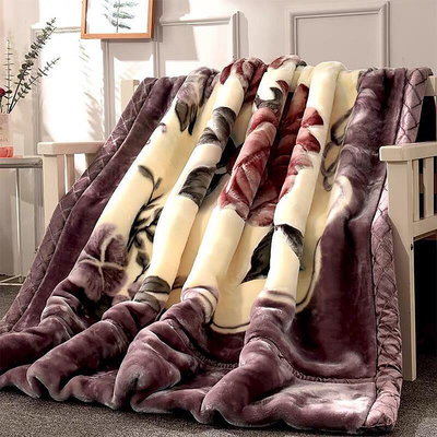 現貨：毛毯 法蘭絨 暖暖被 法蘭絨毛毯 羊羔絨毛毯 雙層加厚毛毯冬季保暖毯子單人雙人拉舍爾墊毯蓋毯午睡毯時尚