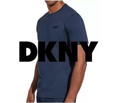 DKNY 男短袖Logo上衣 深藍