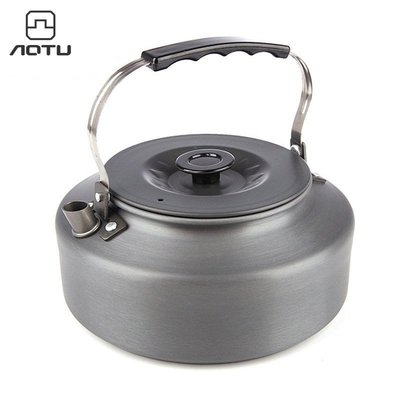 熱銷 凹凸鋁合金戶外咖啡壺戶外茶壺便攜式咖啡1.6L大容量燒水壺AT6301簡約