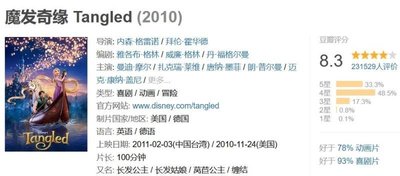悅吧魔發奇緣 Tangled (2010)動畫卡通電影BD藍光碟片高清盒裝現貨