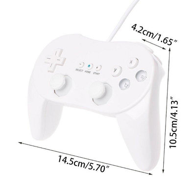 現貨YXA 經典的有線遊戲控制器的遊戲遙控遊戲手柄Pro的控制對於Wii遊戲機 可開發票