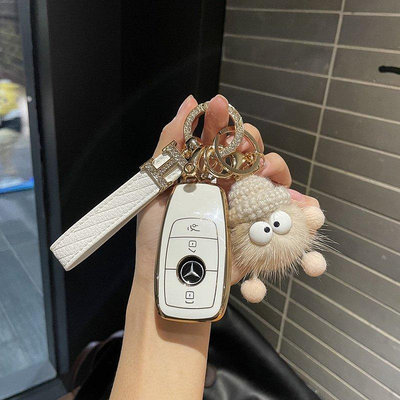 全館免運 賓士Benz 全車系 鑰匙套 Benz W205 W204 A級C級E級 GLC 男女通用 鑰匙皮套 鑰匙包