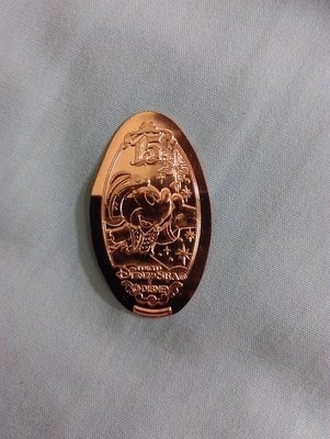 Tokyo Disney Sea東京迪士尼海洋樂園15週年限定米奇米老鼠紀念幣銅幣