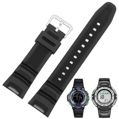 橡膠錶帶 G-SHOCK SGW100 錶帶不銹鋼適用於卡西歐 SGW-100