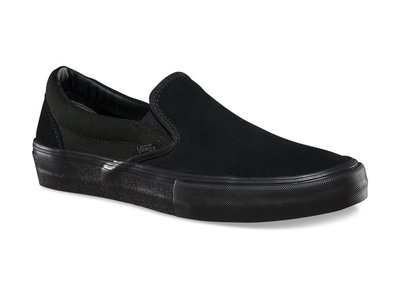 CHIEF’ VANS 美版 SLIP-ON Pro 全黑色 麂皮 懶人鞋 滑板鞋 舒適鞋墊 US4.5~12 男女