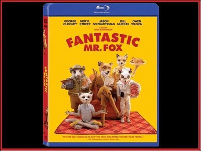 【BD藍光】超級狐狸先生The Fantastic Mr. Fox(台灣繁中字幕)喬治庫隆尼配音