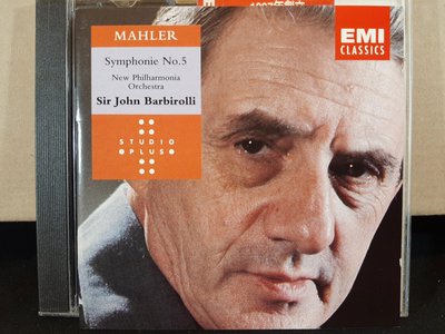 Barbirolli,Mahler-Sym No.5,巴畢羅里指揮新愛樂管弦樂團，演繹馬勒-第五號交響曲，如新。