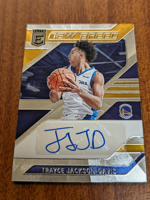 2023-24 Donruss Elite Rookie New Breed Auto Trayce Jackson-Davis RC