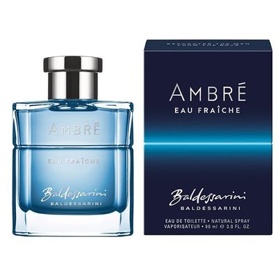 【妮蔻美妝】Baldessarini Ambre Eau Fraiche 巴爾德賽里尼 琥珀之心男性淡香水 90ML