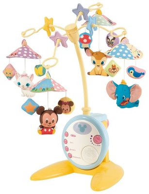 【HENRY社長】日本商品 TOMY 迪士尼 嬰兒旋轉音樂床鈴 嬰兒安撫玩具 嬰兒床 米奇 瑪莉貓 滿月禮 新手媽媽