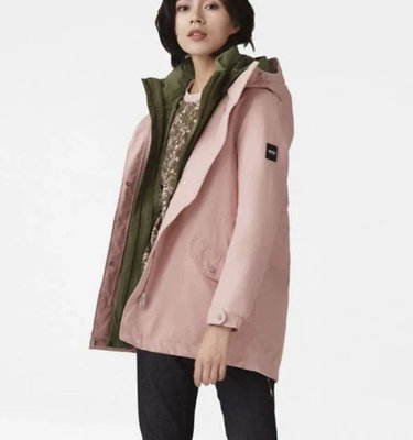 ❤️VS &amp; CO❤️歐洲outlet代購 Aigle艾高升級MTD防風防水鋪棉長版風衣外套 可當雨衣