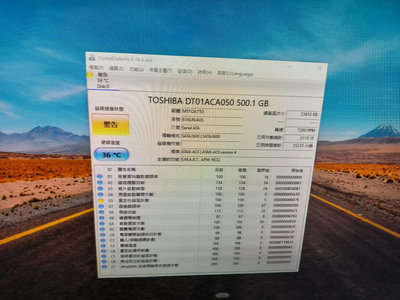 送咖啡 TOSHIBA 500G 3.5吋硬碟 健康狀態警告 半良品 非 SSD NAS WD SEAGATE