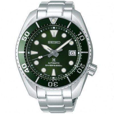 SEIKO精工PROSPEX系列相撲廣告款潛水機械錶 SPB103J1 綠 6R35-00A0G
