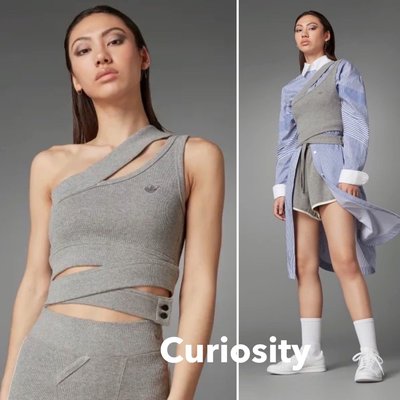 【Curiosity】adidas Originals Blue Version單肩背心 灰色 $3690↘$3199