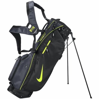 Nike Golf Sport Lite 超輕量高爾夫腳架袋 黑(綠勾勾)