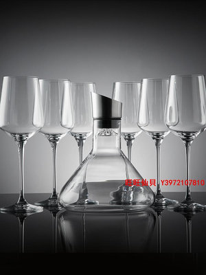 酒杯Vinocave紅酒杯套裝葡萄酒高腳杯6只歐式勃艮第醒酒器酒具家用