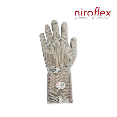 niroflex 不鏽鋼絲編織防割手套(支) 2000-M8 防護金屬手套 手部護具 德國製 專利金屬扣環 醫碩科技 含稅