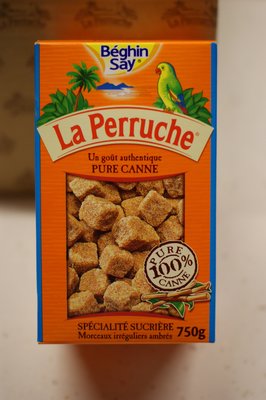 法國 LA PERRUCHE AMBER CUBE SUGAR 鸚鵡牌琥珀紅糖 750g盒裝~~!!