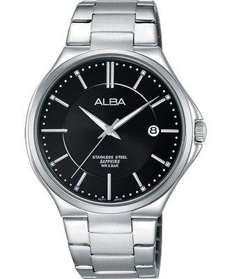 ALBA 時尚經典石英腕錶(AS9B45X1)-黑/40mm 耶誕驚喜價VJ42-X184D