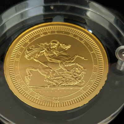 2024年 英國 圣喬治屠龍 精鑄金幣 2盎司4165