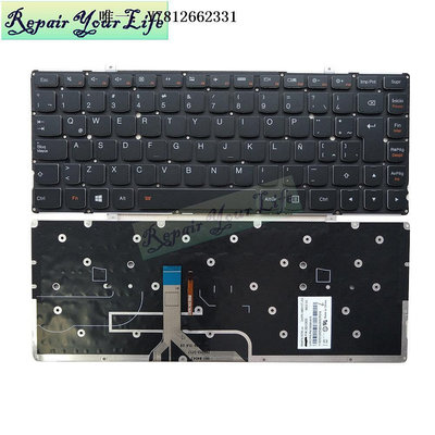 電腦零件適用LENOVO聯想Yoga 2 13 YOGA2 13 yoga2 pro 13背光鍵盤LA筆電配件