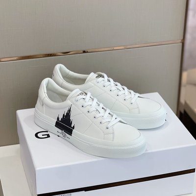 新品Givenchy紀梵希 歐洲站潮男低幫系帶小白鞋迪士尼小狗運動板鞋子促銷